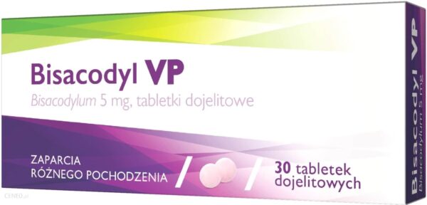 Bisacodyl VP 5 mg 30 tabl. dojelitowych