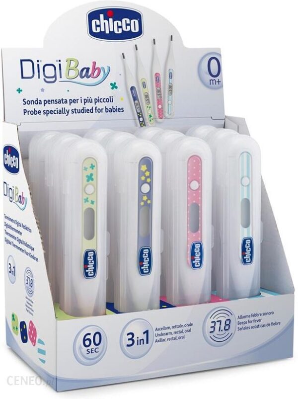 Chicco Digi Baby 12 szt kolor mix