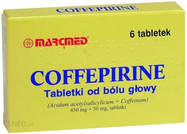 Coffepirine tabletki od bólu głowy 6 tabletek