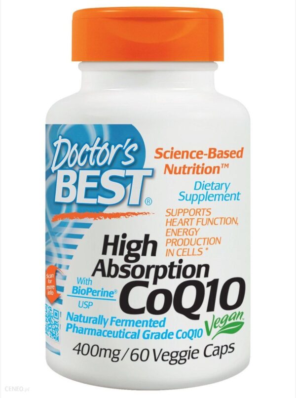 Doctor'S Best Coq10 Wysoka Absorpcja 400Mg 60 Kaps.