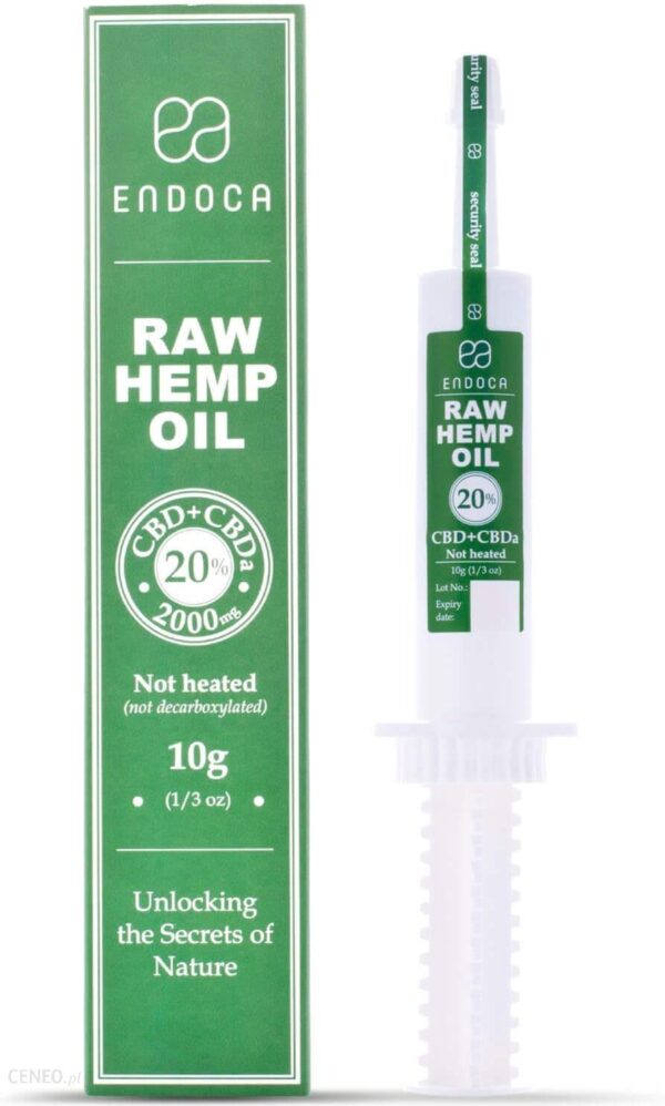 Endoca Pasta Konopna Raw 20% Cbd+cbda 10g