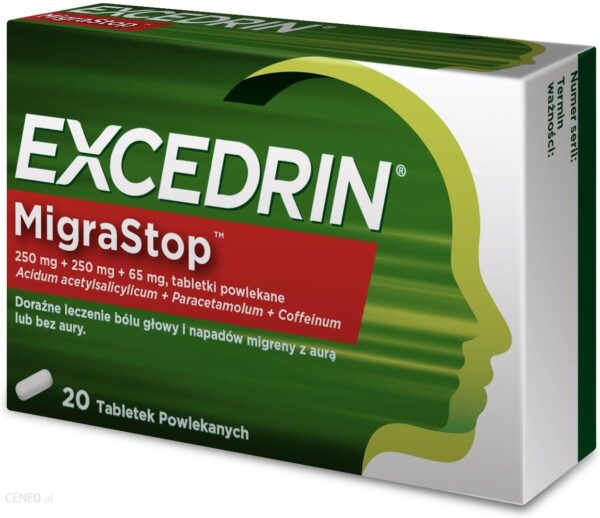 Excedrin Migrastop 20 tabletek