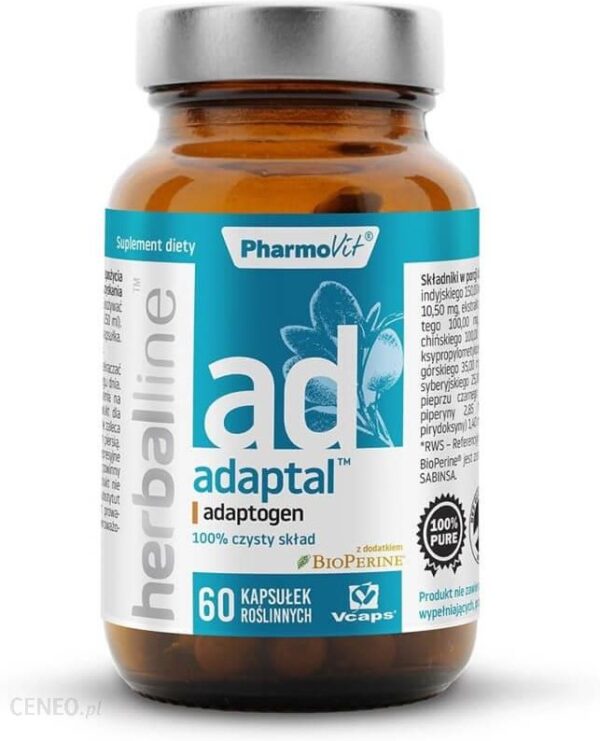 Herbaline Adaptal Adaptogen Z Bioperine 60Kaps.