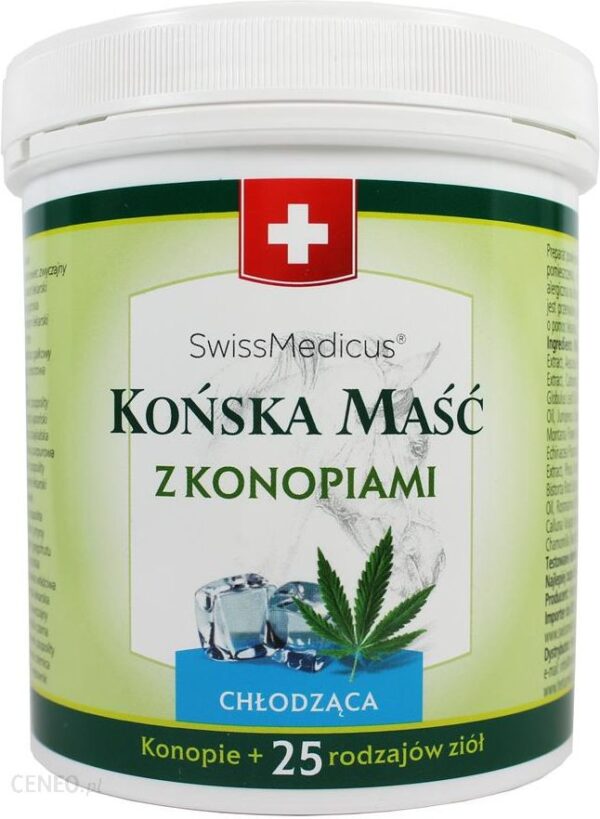 Herbamedicus Końska maść z konopiami chłodząca 500ml