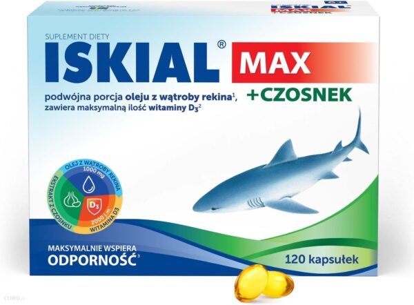 Iskial Max + Czosnek 120 kaps.