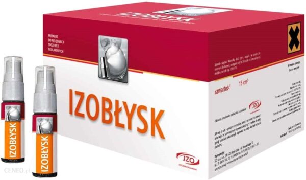 Jzo Płyn do czyszczenia okularów Izobłysk 2x15ml