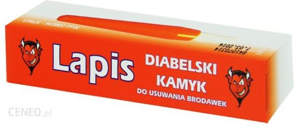 Lapis - Diabelski Kamyk do usuwania brodawek (kurzajek) sztyft 1 g