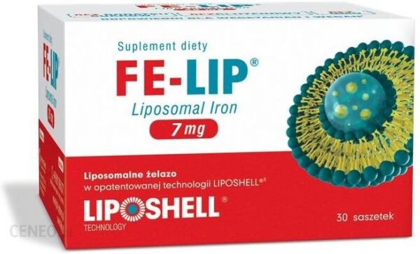 Lipid Systems FE-LIP Liposomal Iron liposomalne żelazo 7mg 30sasz