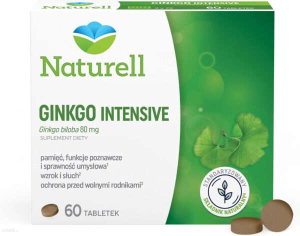 Naturell Ginkgo Intensive 60 tabl.