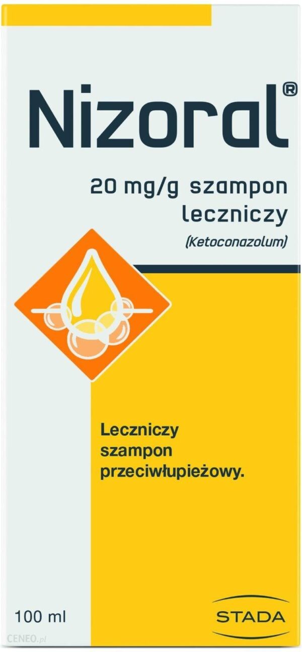 Nizoral leczniczy szampon przeciwłupieżowy 100ml