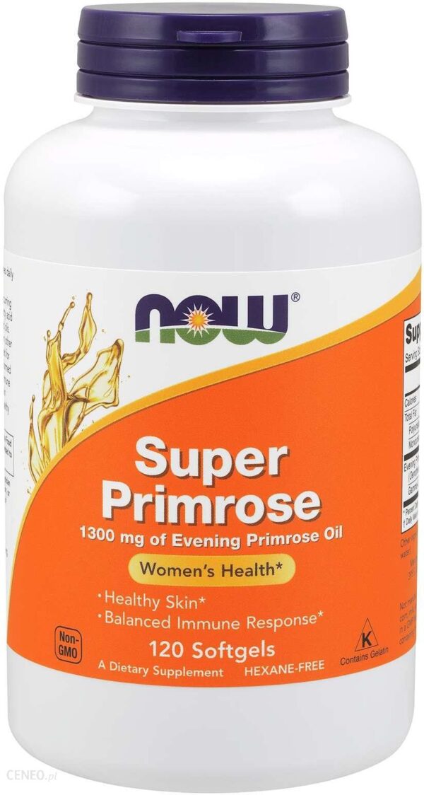 Now Foods Super Primrose 1300Mg 120Kaps