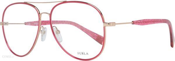 Okulary Furla Oprawki Damskie Vfu278 08Fc 56 Różowe