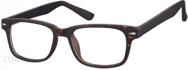 Okulary Zerówki klasyczne oprawki Sunoptic CP156A panterka