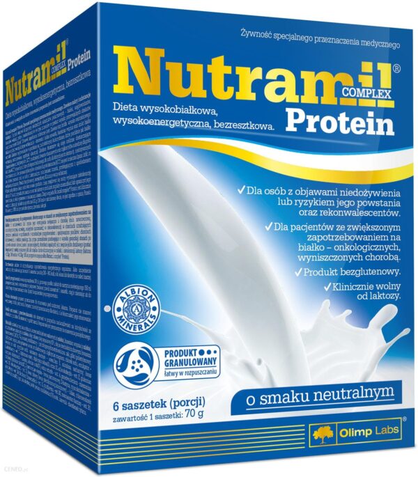 Olimp Nutramil Complex Protein 6 sasz. neutralny