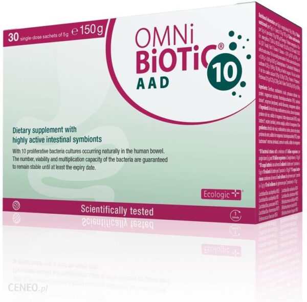 Omni-Biotic 10 Aad Równowaga Jelitowa Przy Antybiotykoterapii 30 Saszetek