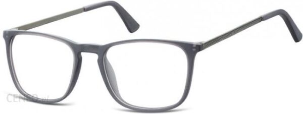 OPRAWKI ZERÓWKI KOREKCYJNE NERDY UNISEX SUNOPTIC AC25F CIEMNOSZARE