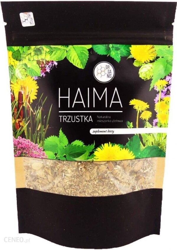 Organis Trzustka Haima Naturalna Mieszanka Ziołowa 6 Składników 100 G