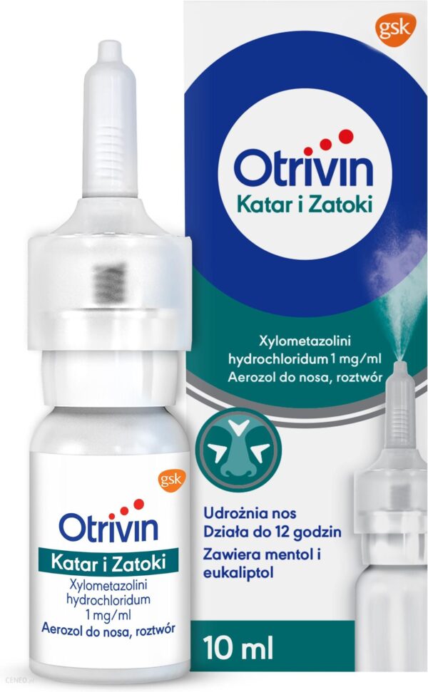 Otrivin Katar i Zatoki Aerozol do nosa 1mg/1ml 10ml