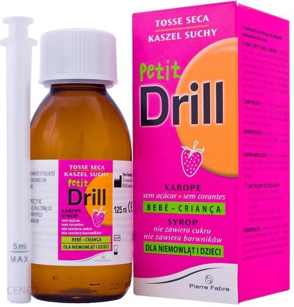 Petit Drill syrop dla dzieci na kaszel suchy 125ml