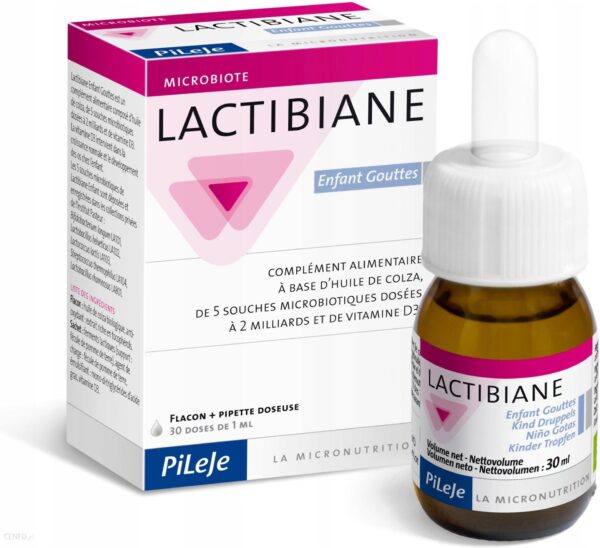 PiLeJe Lactibiane dla dzieci krople 30ml