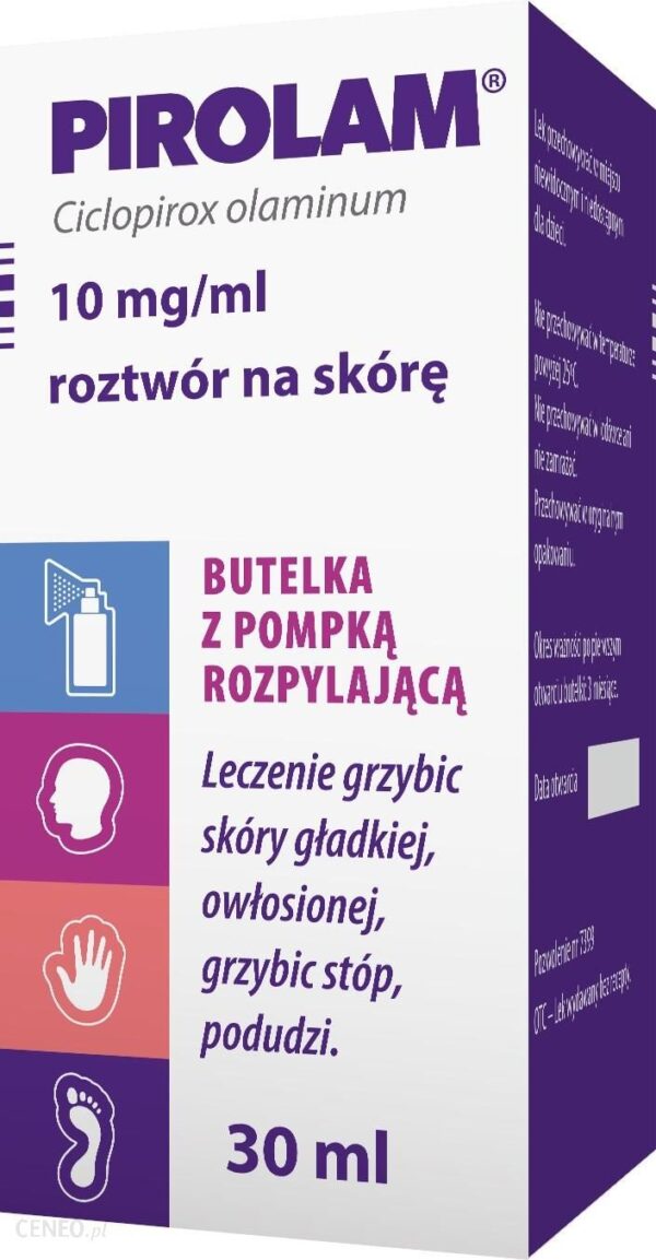Pirolam roztwór na skórę 1% butelka 30 ml