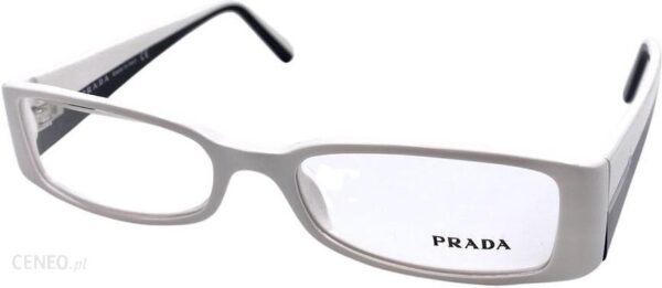 Prada Okulary PR 16GV Biały