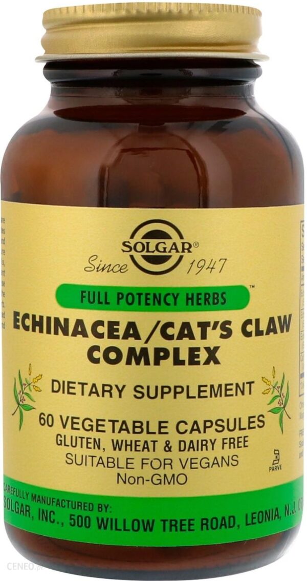 Solgar Echinacea / Cat's Claw Complex 60 kaps
