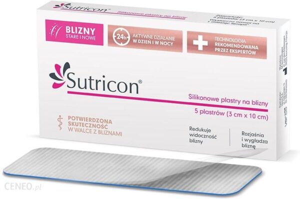 Sutricon plastry 3 × 10 cm 5 szt