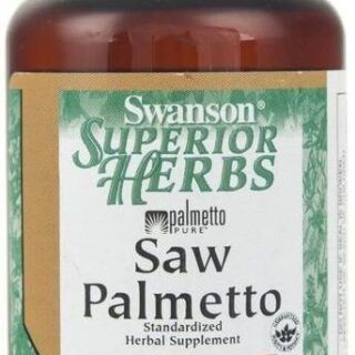 Swanson Saw Palmetto (palma sabałowa standaryzowana) 160mg 60 kaps