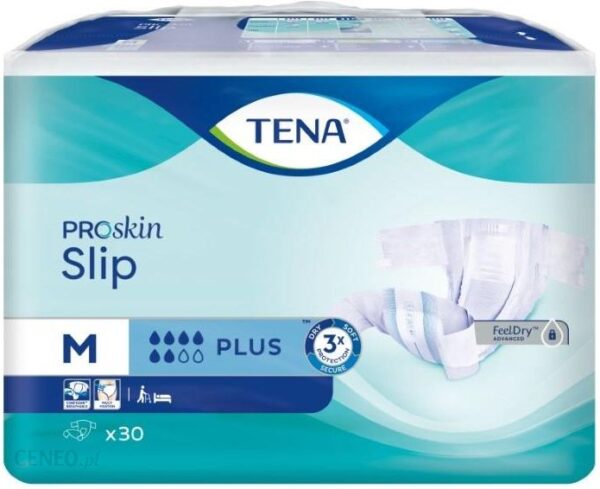 TENA Slip Proskin Plus M Pieluchomajtki 30szt