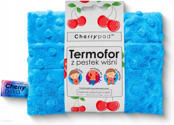 TERMOFOR Z PESTEK WIŚNI NA BÓLE MINKY